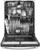 GDT655SMJES GE 24" Fully Integrated Dishwasher with 16-Place Settings 4 Wash Cycles and Piranha Hard Food Disposer - Slate