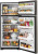 GTE18GMNRES GE 28" Top Mount Freezer Refrigerator with LED Lighting 17.5 cu. ft. - Slate