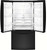 GWE19JGLBB GE 33" 18.6 Cu. Ft. Counter-Depth French Door Refrigerator with Turbo Cool Setting and Quick Space Shelf - Black