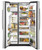 GZS22IYNFS GE 36" 21.8 cu. ft. Counter Depth Side-By-Side Refrigerator - Fingerprint Resistant Stainless Steel