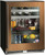 HA24BB44R Perlick 24" ADA Compliant Series Undercounter Beverage Center with Custom Panel Glass Door - Right Hinge