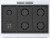HDS8655U Bosch 36" Industrial Style Dual Fuel Range - 800 Series - Stainless Steel