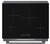 HII8047U Bosch 30" Bosch 800 Series Induction Slide-in Range - Black Stainless Steel