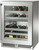 HP24DS43R Perlick 24" Signature Series Dual Zone Undercounter Wine Reserve with Stainless Steel Glass Door - Right Hinge