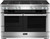 HR19543DF Miele 48" Dual Fuel Range with 8 Burners and M-Touch Display - Natural Gas - Clean Touch Steel