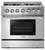 HRD3606U Thor Kitchen 36" Professional Dual Fuel Range with 6 Sealed Burners - Stainless Steel
