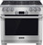 HR11341G Miele 36" All Gas Range with 6 Burners - Natural Gas - Stainless Steel