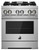 JDRP430HL JennAir RISE 30" Dual Fuel Professional Range - Stainless Steel