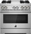 JDRP536HL JennAir RISE 36" Dual Fuel Professional Range 4 Burners and Griddle - Stainless Steel