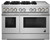 JDRP548HL JennAir RISE 48" Dual Fuel Professional Range 6 Burners and Griddle - Stainless Steel