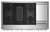 JDRP748HM JennAir NOIR 48" Dual Fuel Professional Range 4 Burners Griddle and Grill - Floating Black Glass