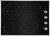 JEC3430HS JennAir 30" Lustre Stainless Electric Cooktop - Black with Stainless Trim