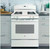 JGB635DEKWW GE 30" 5.0 Cu. Ft. Self-Cleaning Freestanding Gas Range With 4 Cooktop Burners - White