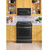 JGS760FPDS GE 30" Slide-In Front Control Convection Gas Range with No Preheat Air Fry and Self-Clean - Black Slate