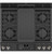 JGS760FPDS GE 30" Slide-In Front Control Convection Gas Range with No Preheat Air Fry and Self-Clean - Black Slate