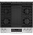JGSS66SELSS GE 30" Slide-In Front Control Gas Range with Steam Clean and In-Oven Broil - Stainless Steel