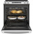 JS645SLSS GE 30" Slide-In Front Control Electric Range with Power Boil and Self-Clean - Stainless Steel