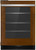 JUGFL242HX JennAir 24" Under Counter Glass Door Refrigerator Panel Ready - Left Hinge - Custom Panel