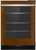 JUGFR242HX JennAir 24" Under Counter Glass Door Refrigerator Panel Ready - Right Hinge - Custom Panel