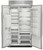 KBSD612ESS 42" KitchenAid 25 Cu. Ft. Built-In Side-By-Side Refrigerator with ExtendFresh and SatinGlide Crispers - Stainless Steel