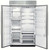 KBSN608ESS KitchenAid 48" 30.0 Cu. Ft Built-In Side by Side Refrigerator with ExtendFresh Plus Temperature Management and SatinGlide Crispers - PrintShied Stainless Steel