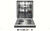 KDFE104KBL KitchenAid 24" Front Control Dishwasher - 47 dBa - Black