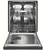 KDFE204KBS KitchenAid 24" Front Control Dishwasher with Third Level Utensil Rack - 39 dBa - Black Stainless Steel