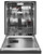 KDFM404KBS KitchenAid 24" Front Control Dishwasher with FreeFlex Third Rack - 44 dBA - PrintShield Black Stainless Steel