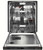 KDPM804KBS KitchenAid 24" Top Control Dishwasher with FreeFlex Third Rack - 44 dBA - PrintShield Black Stainless Steel
