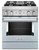 KFDC500JMB KitchenAid 30 Inch Smart Commercial-Style Dual Fuel Range with 4 Burners - Misty Blue