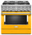 KFDC506JYP KitchenAid 36 Inch Smart Commercial-Style Dual Fuel Range with 6 Burners - Yellow Pepper