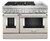 KFDC558JMH KitchenAid 48 Inch Smart Commercial-Style Dual Fuel Range with 6 Burners and Griddle - Milkshake