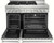 KFGC558JSS KitchenAid 48" Smart Commercial-Style Gas Range with 6 Burners and Griddle - Stainless Steel