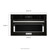 KitchenAid KMBP100EBS 30" Built In Microwave Oven with Convection Cooking - PrintShield Black Stainless Steel