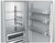 KRCR24 Hestan 24" KRC Series Counter Depth Built In Column Refrigerator - Right Hinge - Steeletto Stainless Steel