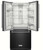 KRFF300EBS KitchenAid 20 Cu. Ft. 30" Width Standard Depth French Door Refrigerator with Interior Water Dispenser and LED Lighting - Black Stainless Steel