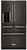 KRMF706EBS KitchenAid 36" Multi-Door Freestanding Refrigerator with Platinum Interior Design - Black Stainless Steel