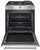 KSGB900ESS KitchenAid 6.5 Cu. Ft. 30" Gas 5 Burner Convection Slide-In Range with Baking Drawer - Stainless Steel