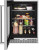 KURL314KSS KitchenAid 24" Refrigerator with Glass Door and Shelves with Metallic Accents - Left Hinge - Stainless Steel