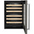 KUWR214KPA KitchenAid 24" Wine Cellar with Glass Door and Wood-Front Racks - Right Hinge - Custom Panel