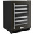 KUWR314KBS KitchenAid 24" Wine Cellar with Glass Door and Metal-Front Racks - Right Hinge -PrintShield Black Stainless Steel