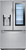 LFXC22596S LG 36" French Door Counter Depth Smart WiFi Enabled InstaView Refrigerator - PrintProof Stainless Steel