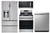Package 1 - LG Appliance Package - 4 Piece Appliance Package with Gas Range - Stainless Steel