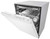 LDP6797WW LG 24" Fully Integrated Top Control QuadWash Dishwasher with 9 Wash cycles and SmartThinQ - White