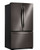 LFCS25426D LG 36" 24.5 cu. ft. Capacity French Door Refrigerator with SpacePlus Ice System and Smart Cooling Technology - Black Stainless Steel