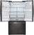 LFXS24626D LG 36" 24.1 cu. ft. French Door Refrigerator with Smart Cooling System and Tall Water & Ice Dispenser - Black Stainless Steel