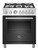 MAST305DFMNEE Bertazzoni 30" Master Series Free Standing 5 Burner Dual Fuel Range with Electric Oven - Matt Black