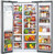 LSXC22486S LG 36 Inch Ultra-Large Capacity Side-by-Side Refrigerator with ColdSaver Panel and Premium LED Lighting - Stainless Steel