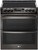 LTE4815BD LG 30" Wi-Fi Enabled Slide-In Electric Double Oven Range with Easy Clean and ProBake Convection - PrintProof Black Stainless Steel