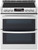 LTE4815ST LG 30" Wi-Fi Enabled Slide-In Electric Double Oven Range with Easy Clean and ProBake Convection - Stainless Steel